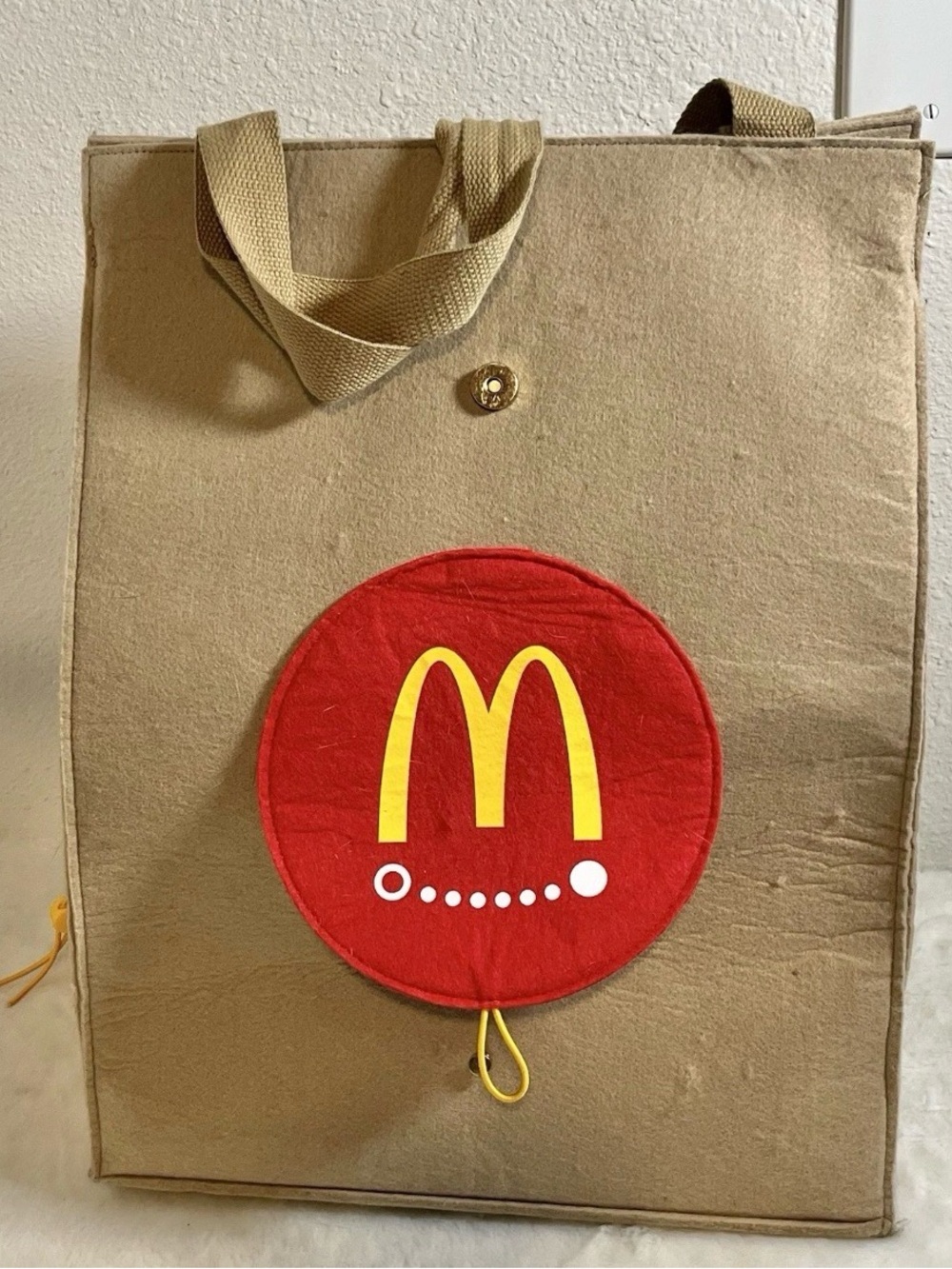 Mcdonald's Cat Bed House Tote Bag USED